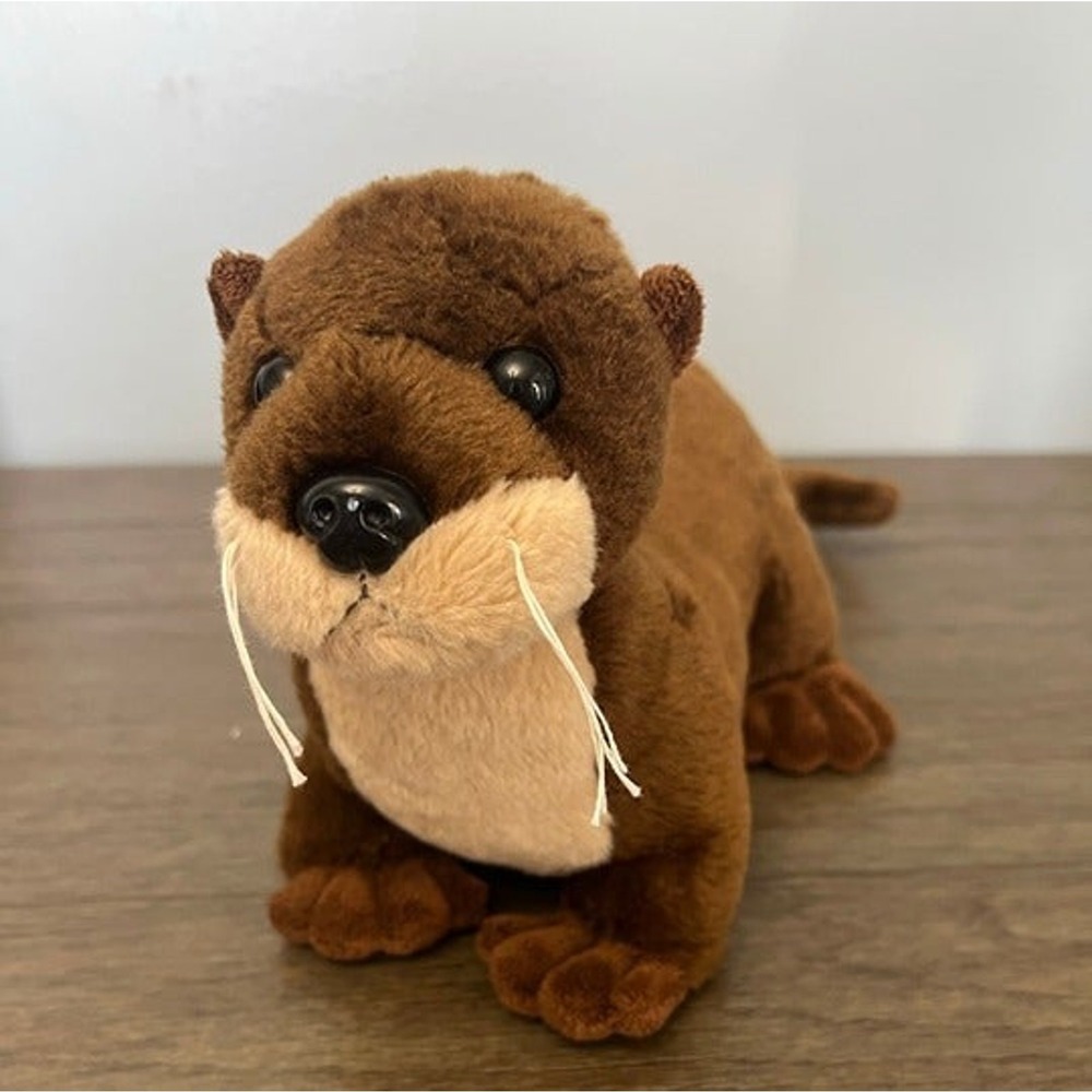 Aurora Destination Nation River Otter Plush Stuffed Animal Brown Toy